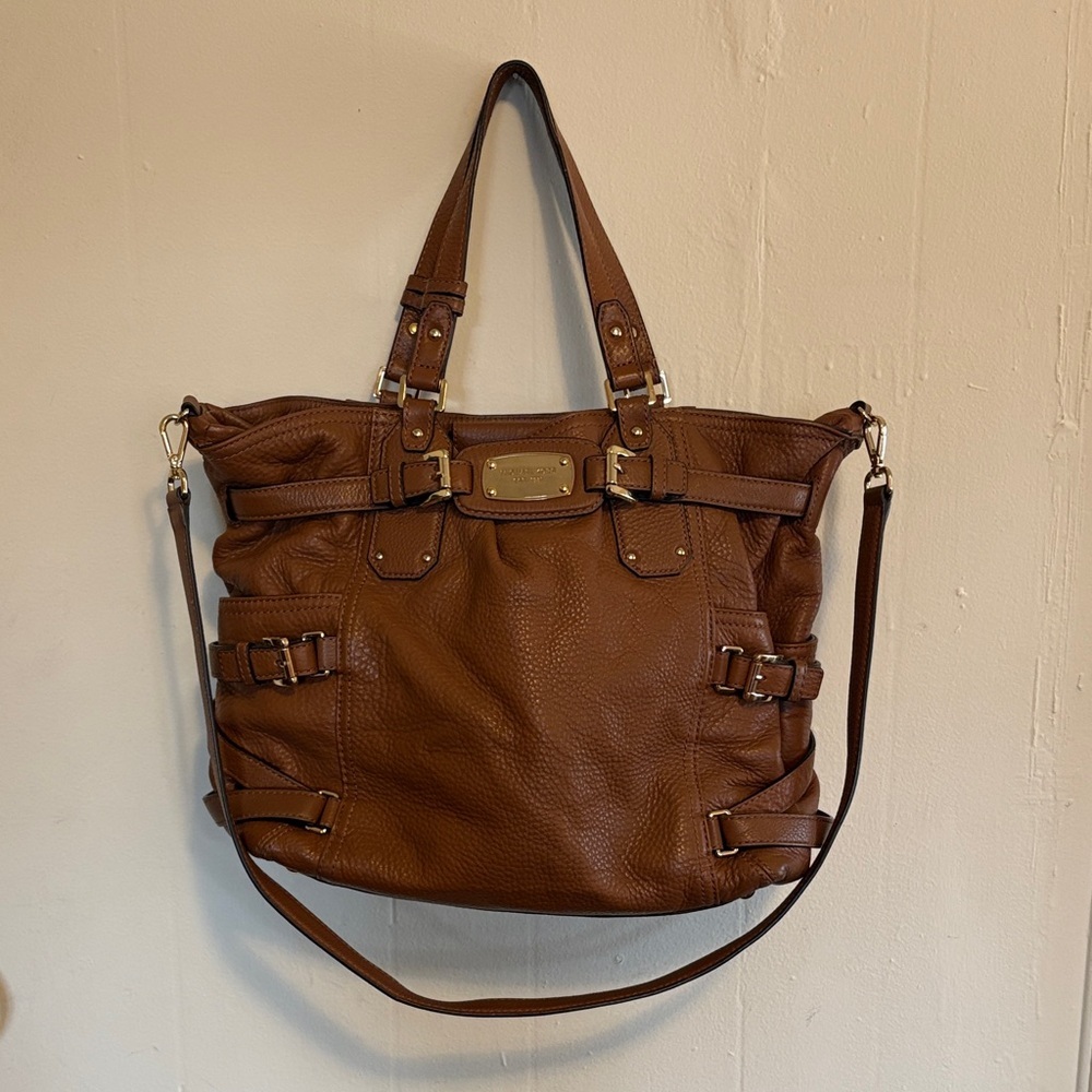 Michael Kors Gansevoort Chestnut Leather large Tote